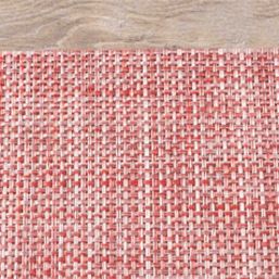 Placemat anti-stain vinyl Red White | Franse Tafelkleden