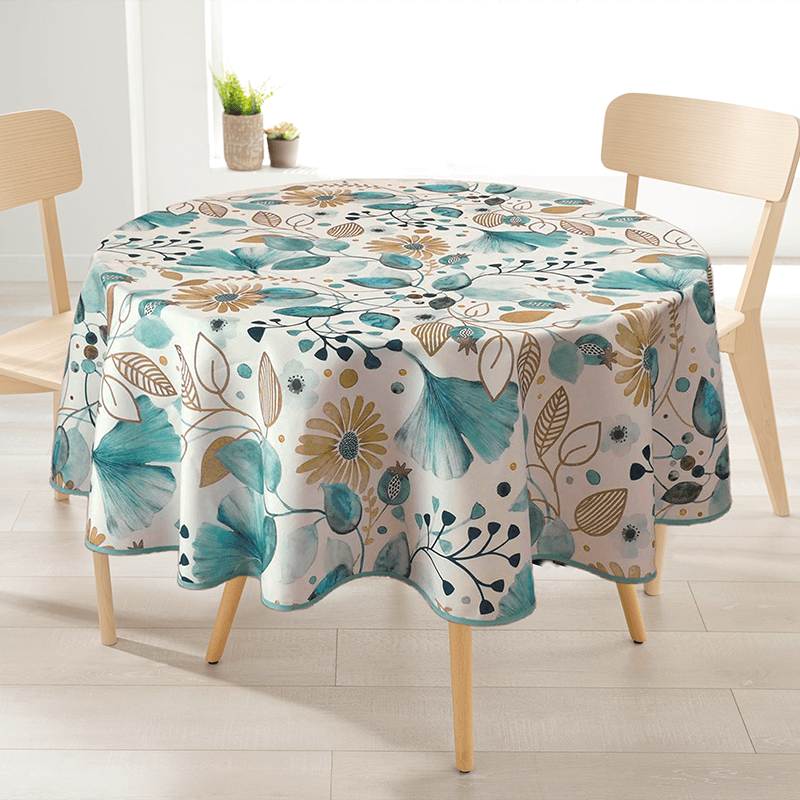 White Polyester Stain-Resistant Tablecloth | Franse Tafelkleden