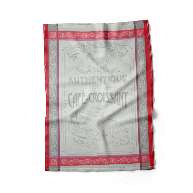 Stylish cotton tea towel from Franse Tafelkleden.