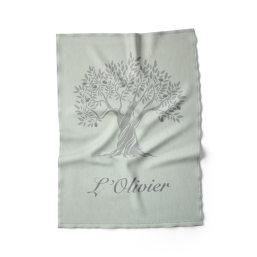 100% cotton kitchen towel with elegant and decorative style by French Tablecloths.