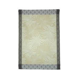 100% Cotton Kitchen Towel palm leaves | Franse Tafelkleden