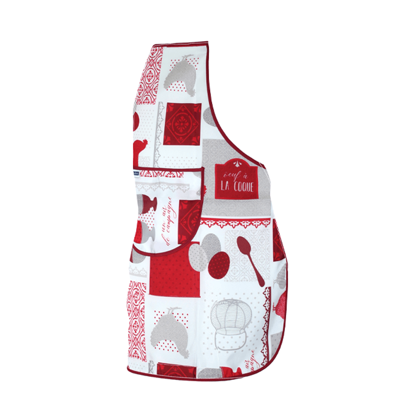 Elegant polyester kitchen apron with Easter print by Franse Tafelkleden.