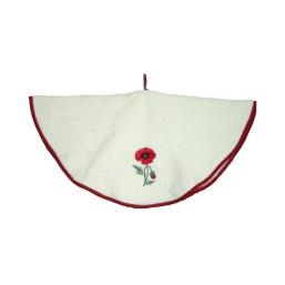 Serviette de Cuisine Élegante en Coton coquelicot | Franse Tafelkleden